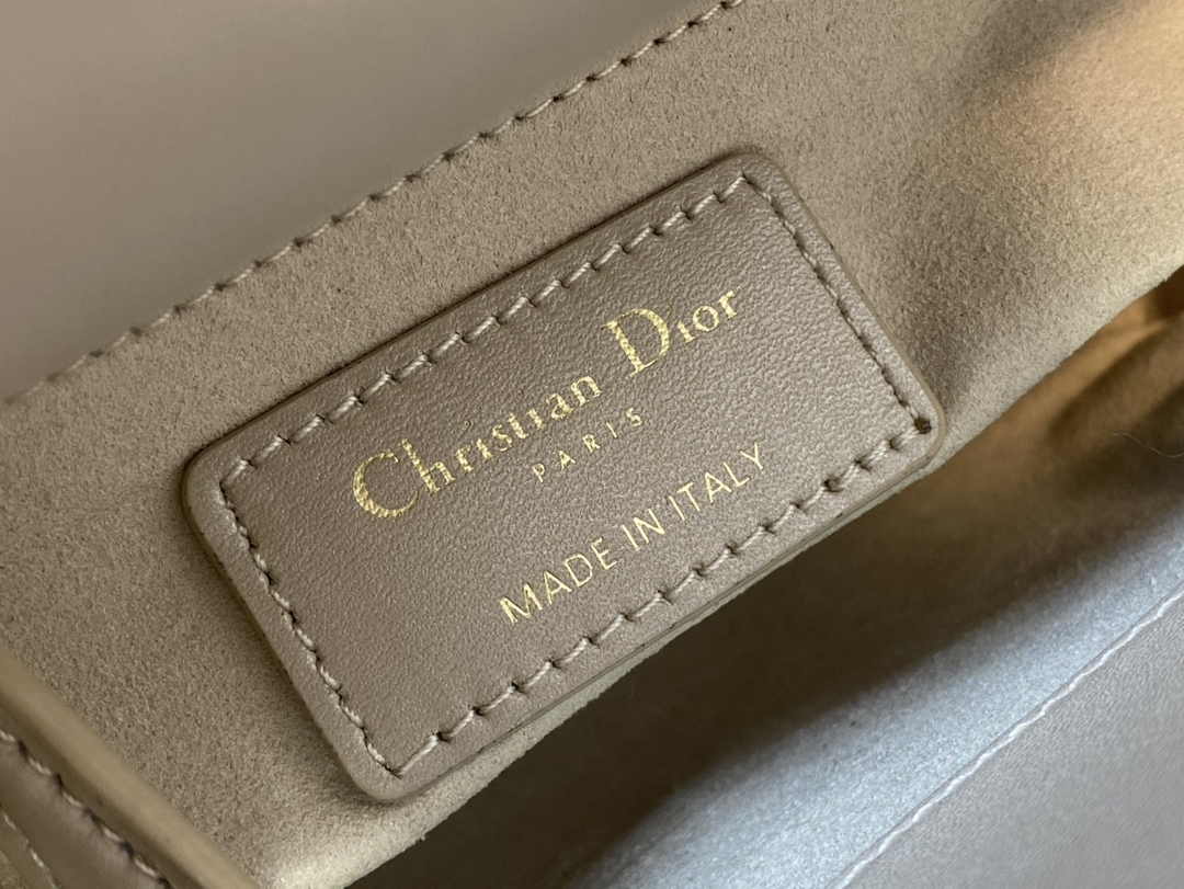 Mini Lady Dior Bag M0505 Apricot Lambskin M916 - Default Title - View 10