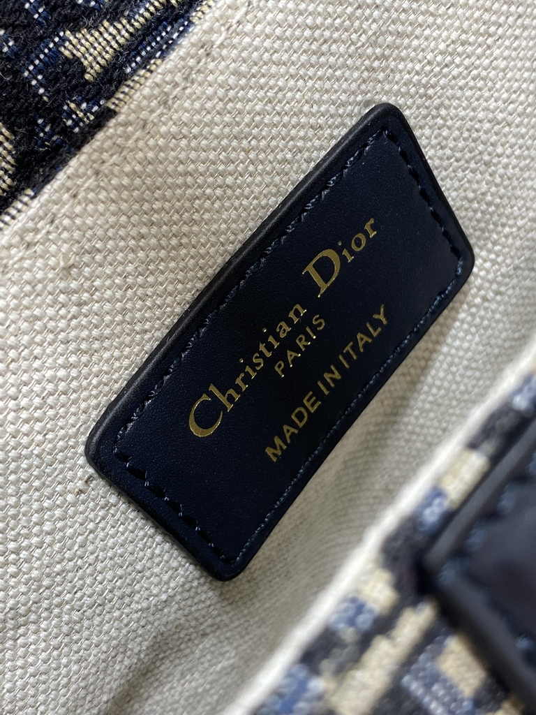 Dior Mini Saddle Bag with Strap M0456 Blue Dior Oblique Jacquard