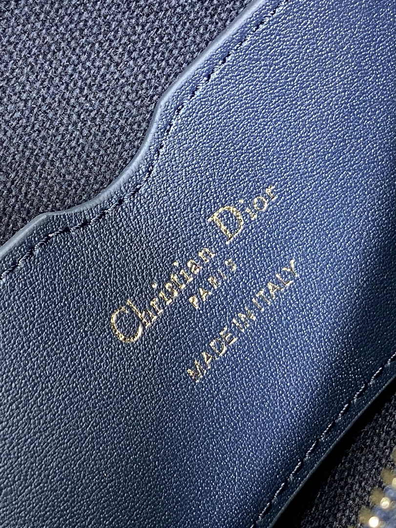 Miss Caro Mini Hobo Shoulder Bag S5232 Blue Dior Oblique Jacquard - Default Title - View 10