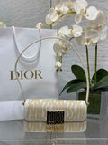 Miss Dior Flap Bag M2610 Beige Miss Dior Allover Calfskin with Gold-Finish Studs - Default Title - View 1