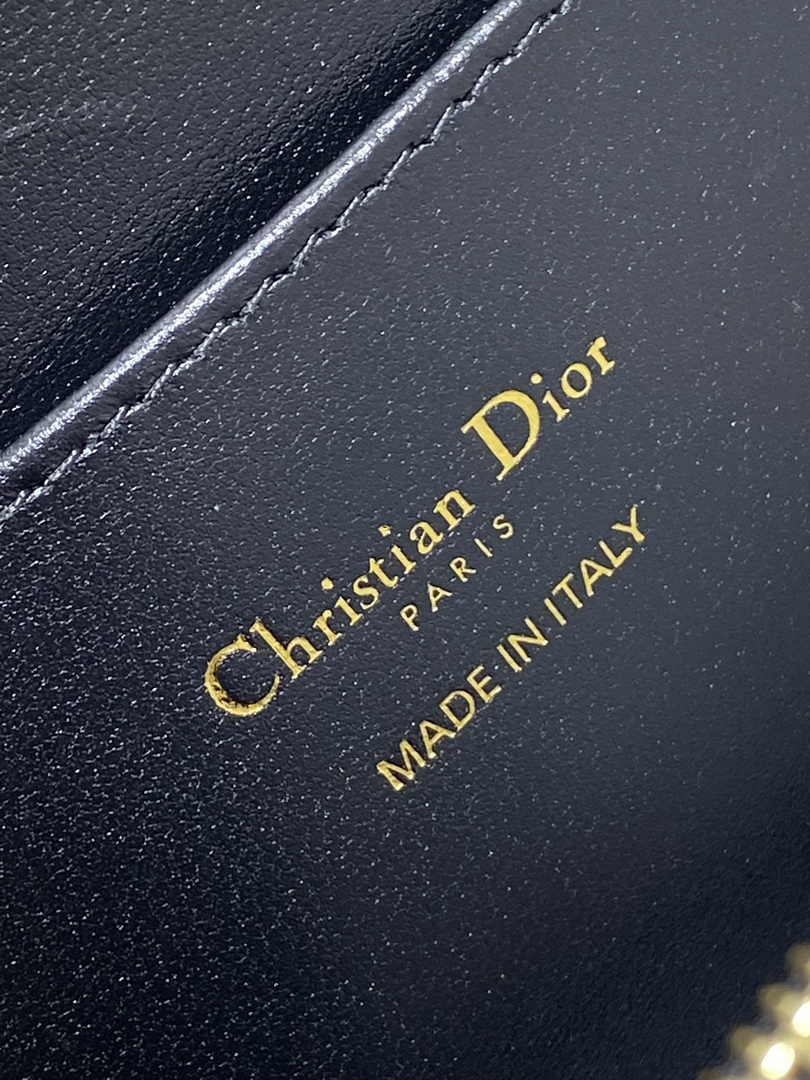 Miss Dior Flap Bag M2610 Black and White Miss Dior Graffiti Printed Calfskin - Default Title - View 10