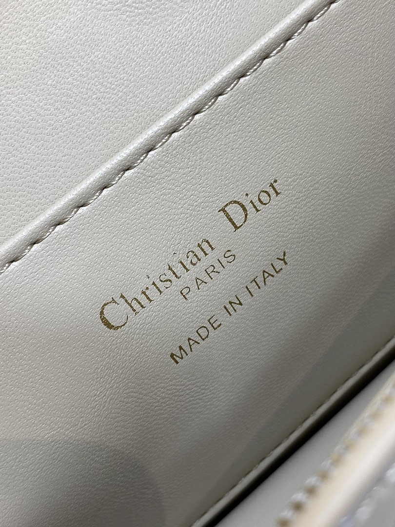 Miss Dior Flap Bag M2610 Apricot Patent Calfskin - Default Title - View 10