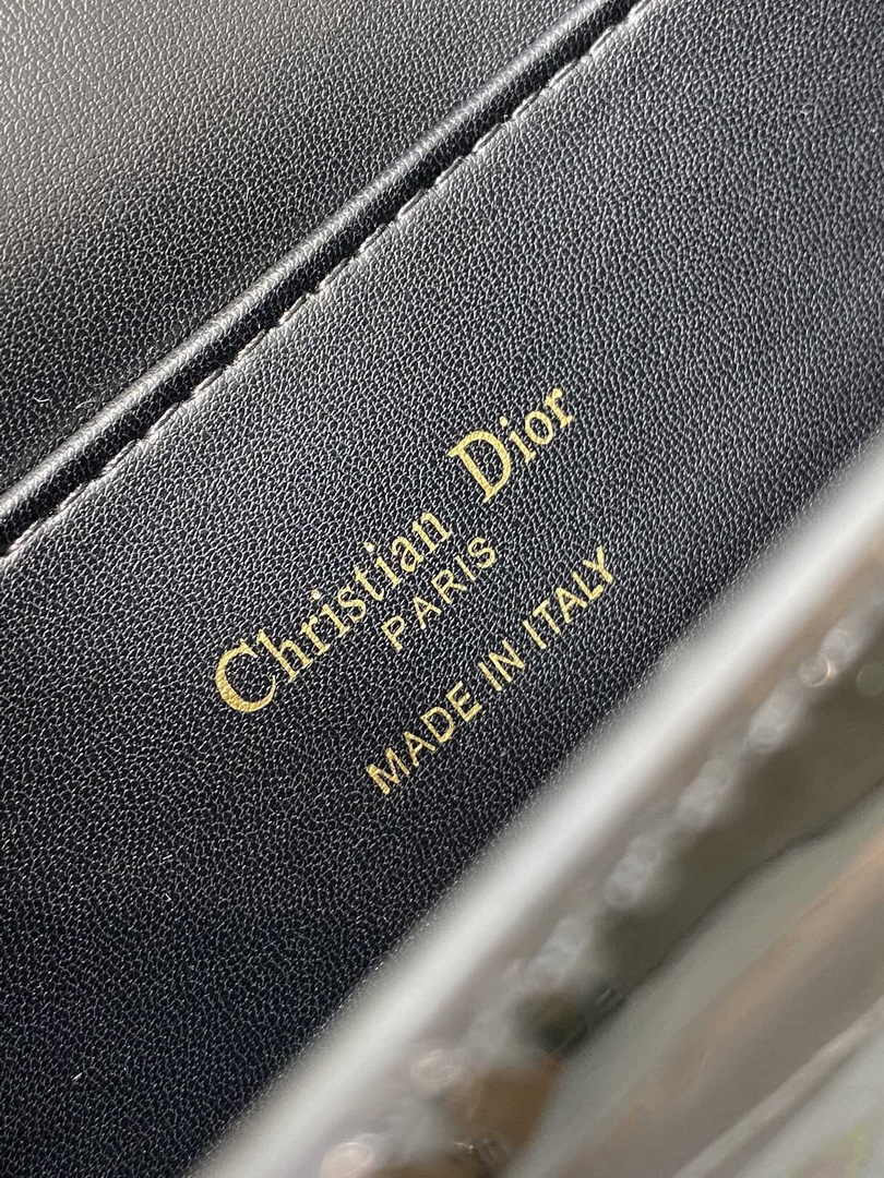 Miss Dior Flap Bag M2610 Black Patent Calfskin - Default Title - View 10