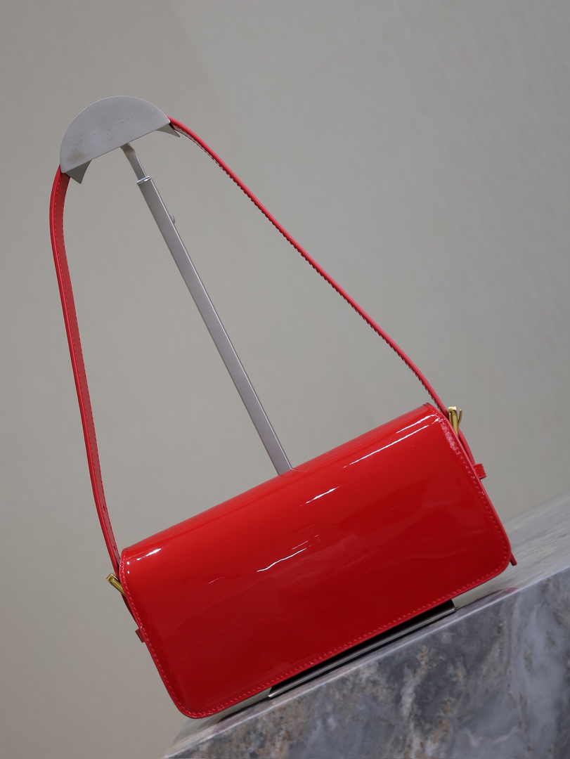 Miss Dior Flap Bag M2610 Red Patent Calfskin - Default Title - View 6