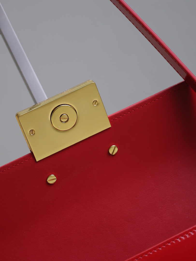 Miss Dior Flap Bag M2610 Red Patent Calfskin - Default Title - View 8