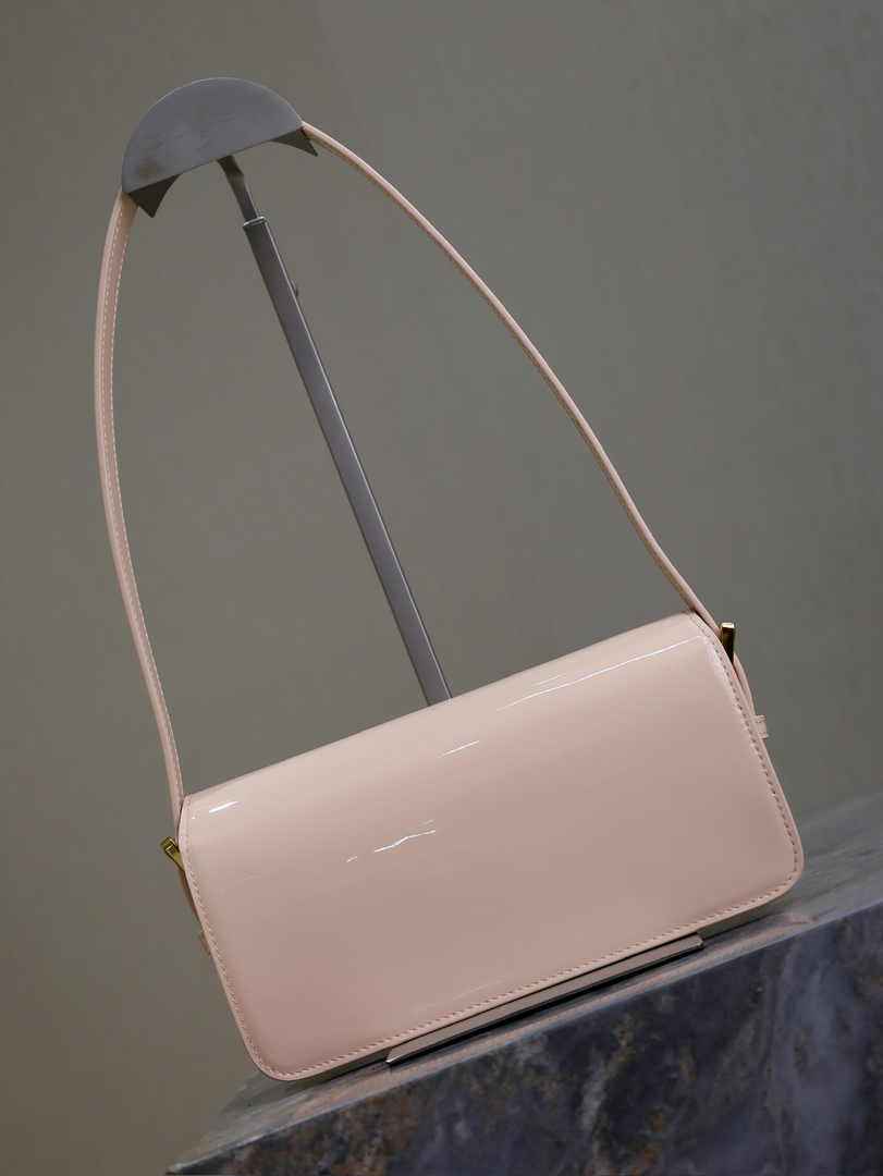 Miss Dior Flap Bag M2610 Powder Pink Patent Calfskin - Default Title - View 5