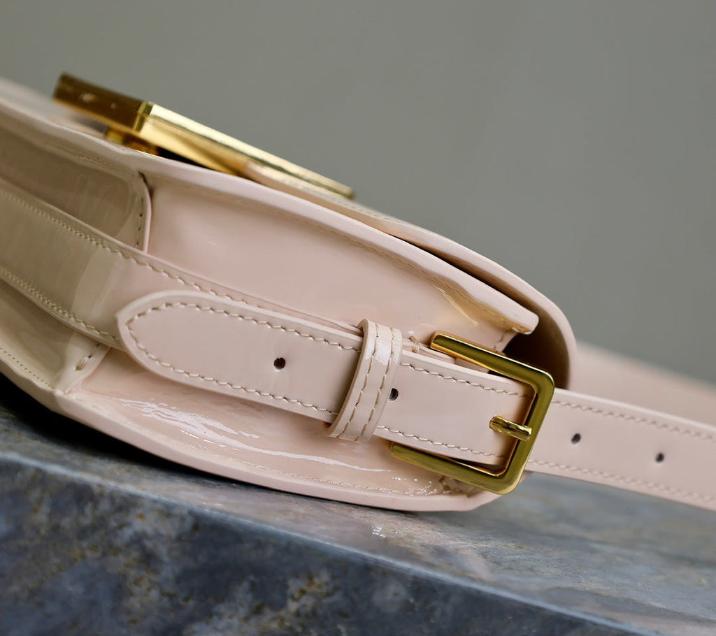 Miss Dior Flap Bag M2610 Powder Pink Patent Calfskin - Default Title - View 7