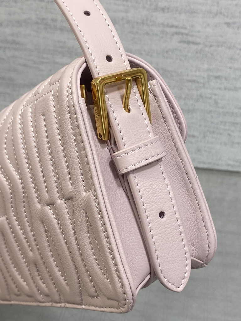 Miss Dior Flap Bag M2610 Pink Quilted Miss Dior Allover Calfskin - Default Title - View 7