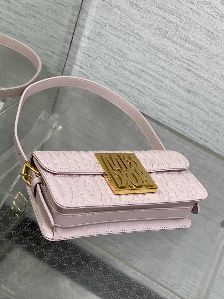 Miss Dior Flap Bag M2610 Pink Quilted Miss Dior Allover Calfskin - Default Title - View 8