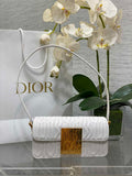 Miss Dior Flap Bag M2610 White Quilted Miss Dior Allover Calfskin - Default Title - View 1