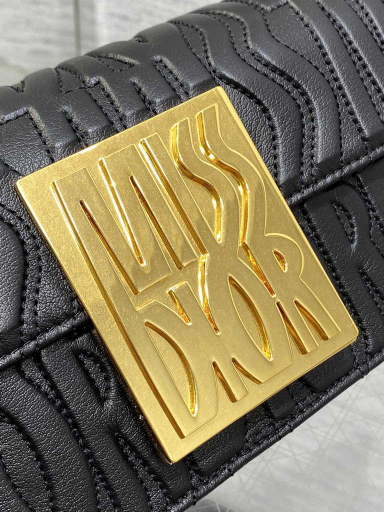 Miss Dior Flap Bag M2610 Black Quilted Miss Dior Allover Calfskin - Default Title - View 8