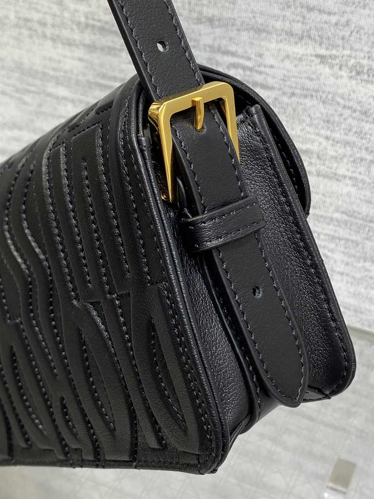 Miss Dior Flap Bag M2610 Black Quilted Miss Dior Allover Calfskin - Default Title - View 5