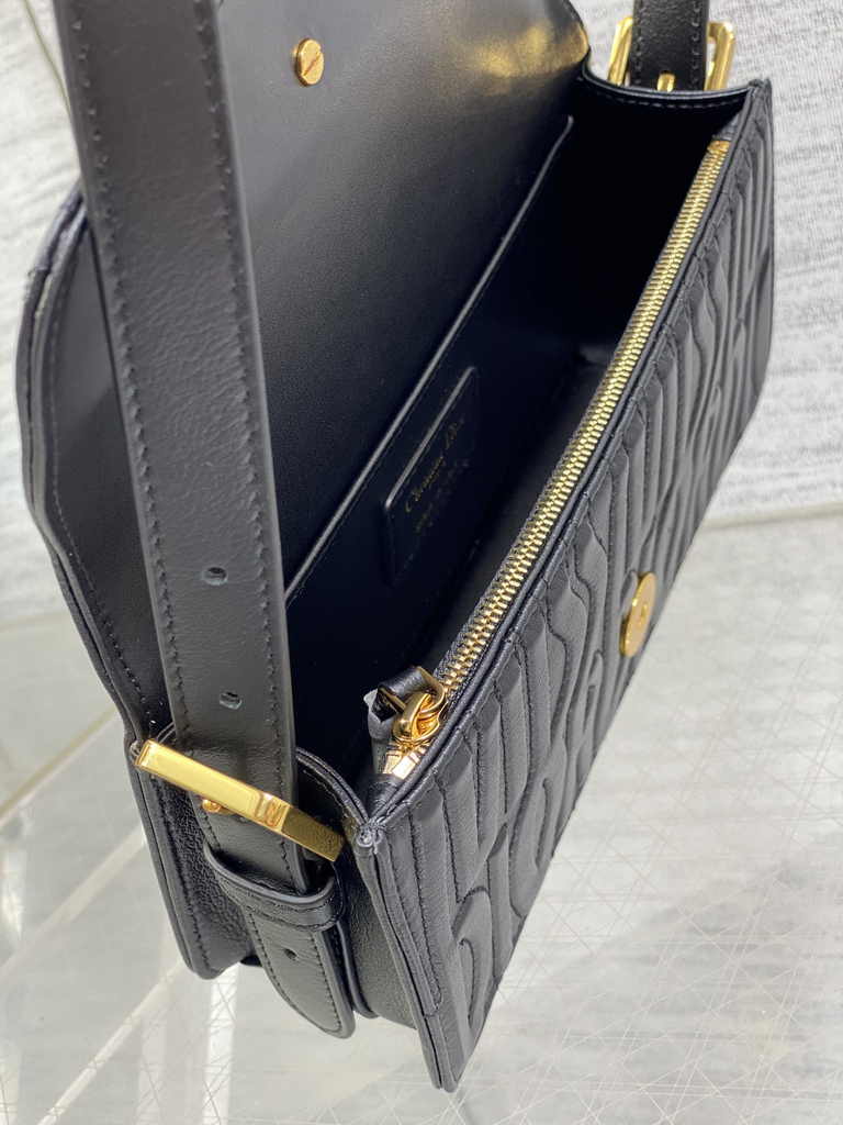 Miss Dior Flap Bag M2610 Black Quilted Miss Dior Allover Calfskin - Default Title - View 7