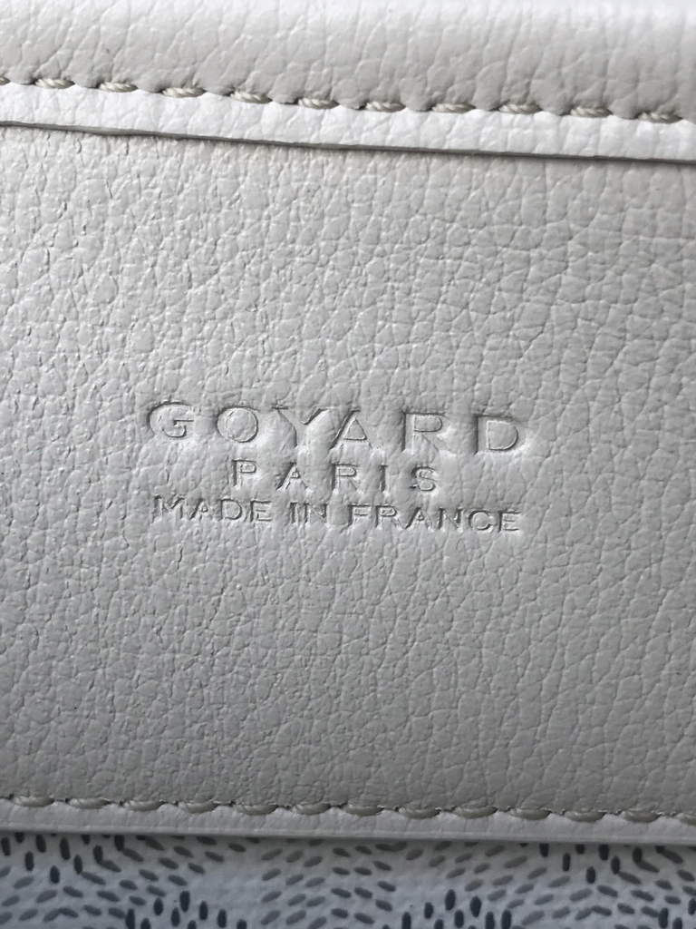 Goyard Musette bag, Goyardine Canvas White