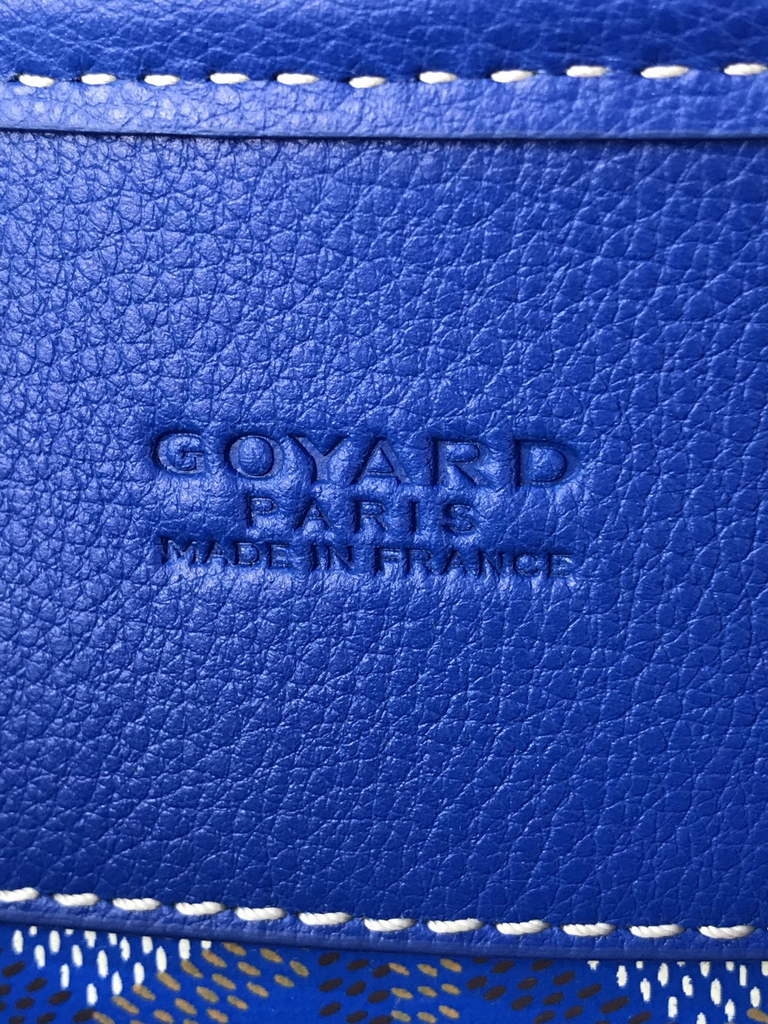 Goyard Musette bag, Goyardine Canvas Blue