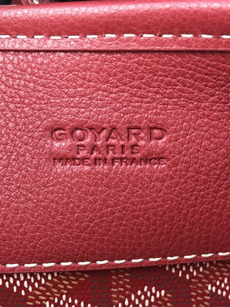 Goyard Musette bag, Goyardine Canvas Red