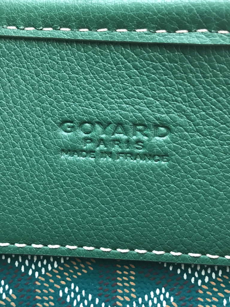 Goyard Musette bag, Goyardine Canvas Green