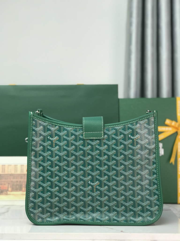 Goyard Musette bag, Goyardine Canvas Green