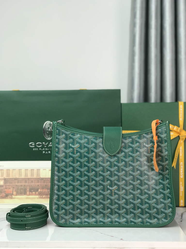 Goyard Musette bag, Goyardine Canvas Green