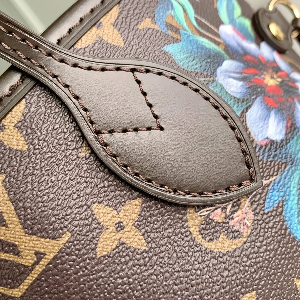 Louis Vuitton Neverfull MM Bag, M28918 Monogram Ebene Coated canvas