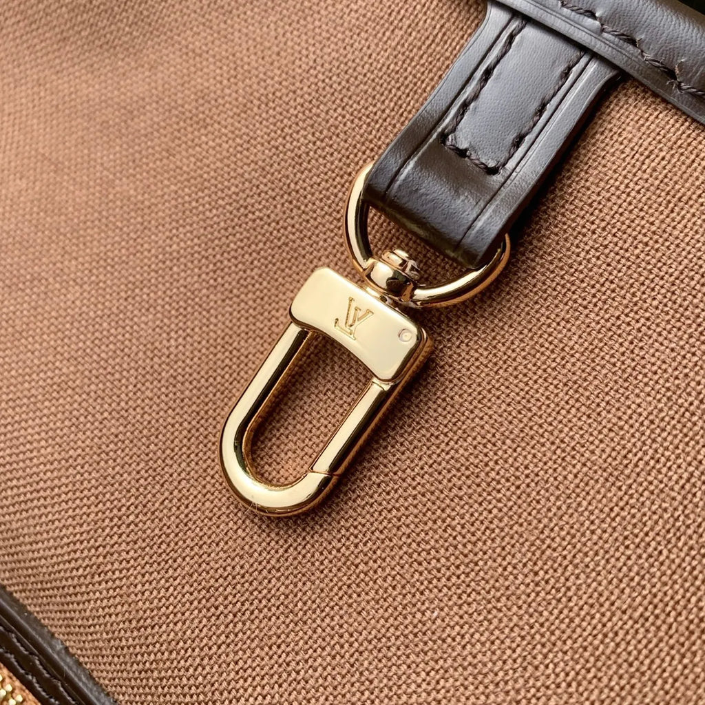 Louis Vuitton Neverfull MM Bag, M28918 Monogram Ebene Coated canvas