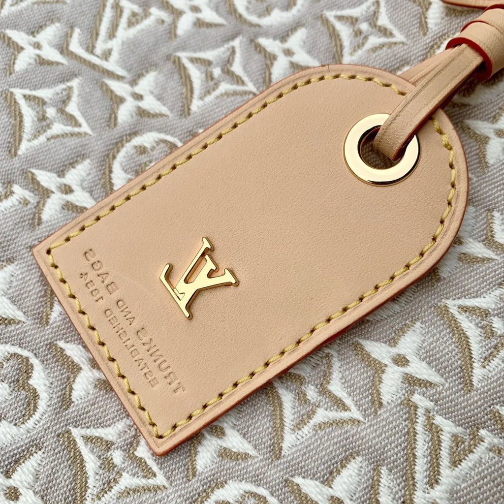 Louis Vuitton Neverfull MM Bag, M2A381 Monogram Emblème Peuplier