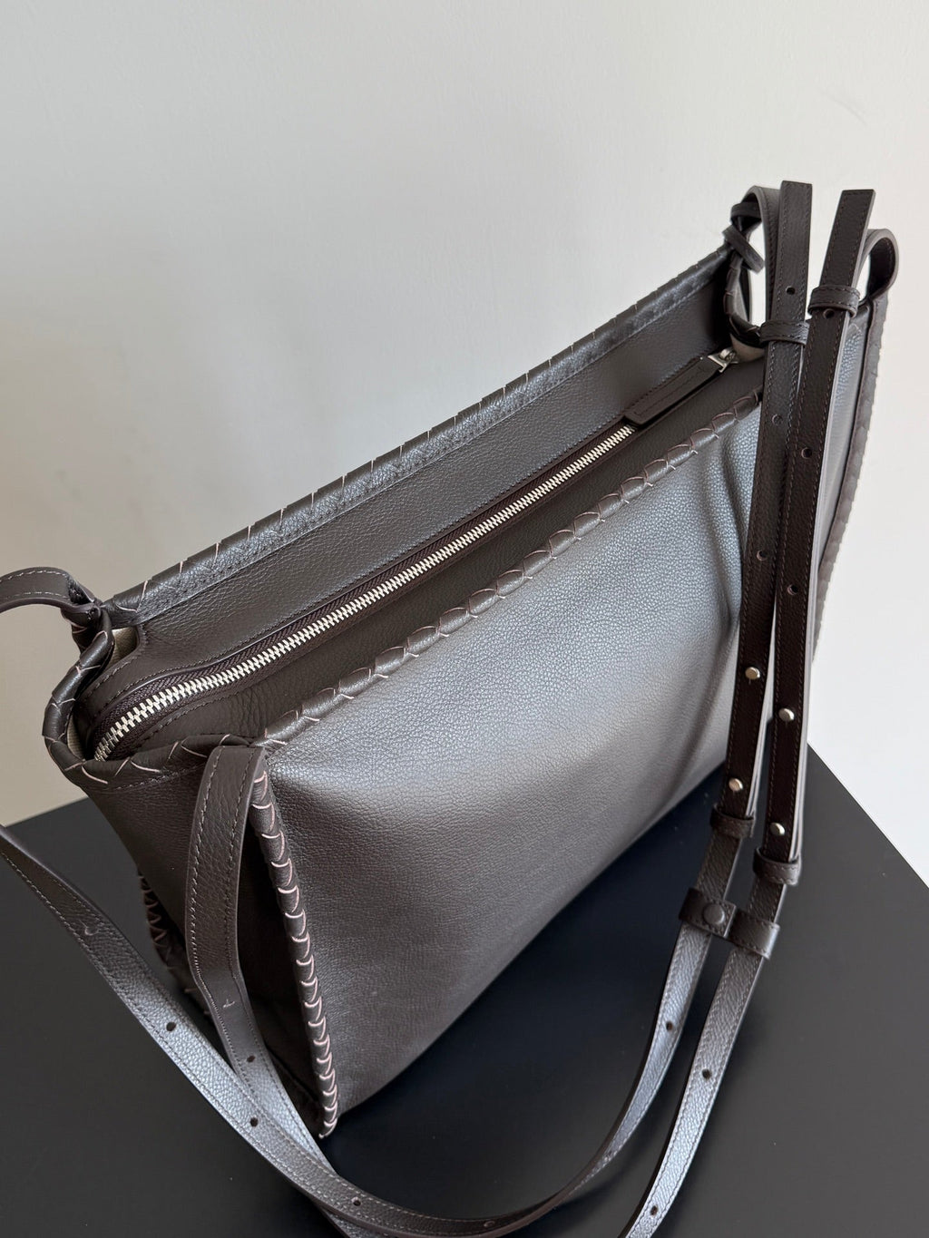Bottega Veneta Men's Corriere Messenger Bag – Brown 826852 - Default Title - View 4