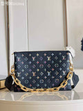 Louis Vuitton M21204 Coussin MM Handbags Lambskin Navy Blue