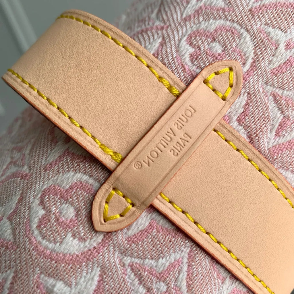 Louis Vuitton Pochette Mia Bag M2A382 Monogram Emblème Rose Ruban