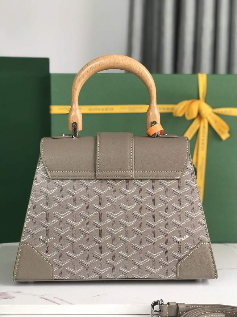 Goyard Saïgon PM Tote Bag GY020280 Gray Leather