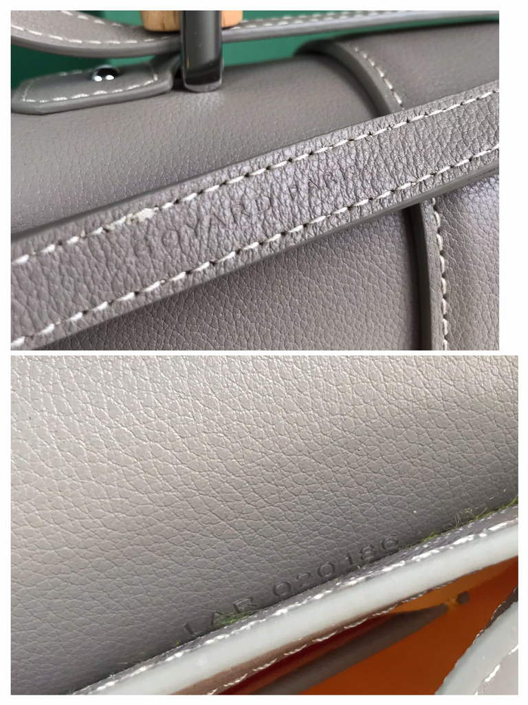 Goyard Saïgon PM Tote Bag GY020280 Gray Leather