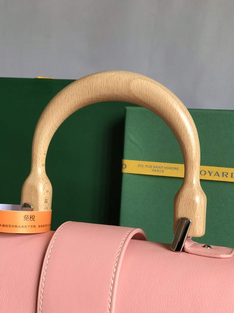 Goyard Saïgon PM Tote Bag GY020280 Pink Leather