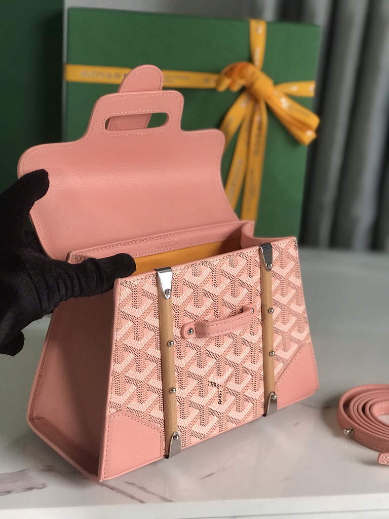 Goyard Saïgon Souple Mini Bag Pink Leather GY020192