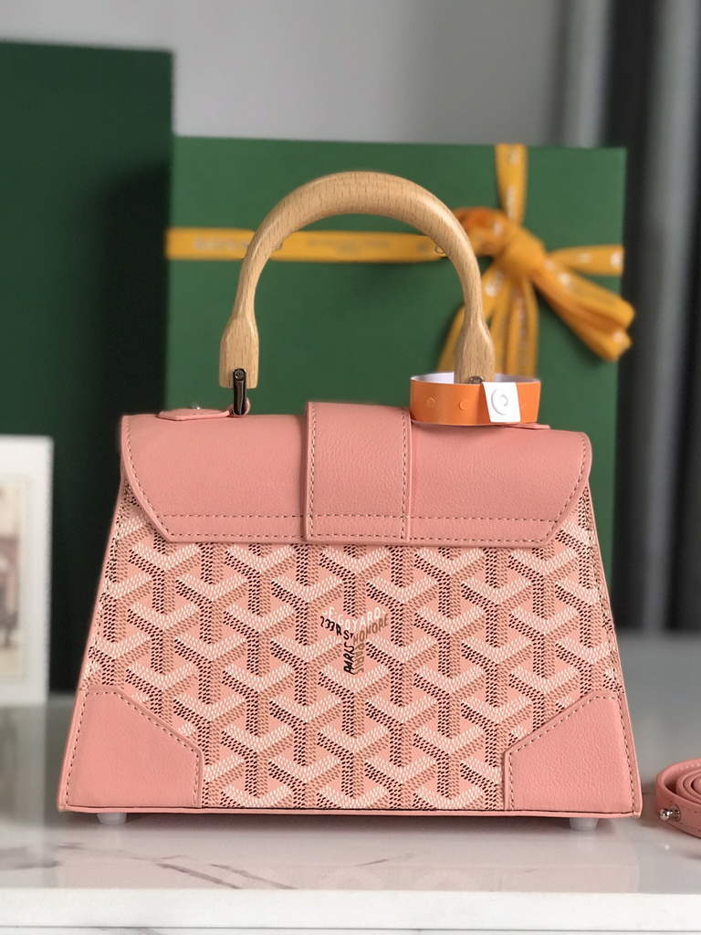 Goyard Saïgon Souple Mini Bag Pink Leather GY020192