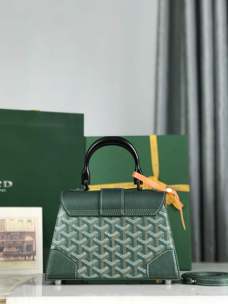 Goyard Saïgon Souple Mini Bag GY020192 Green Leather