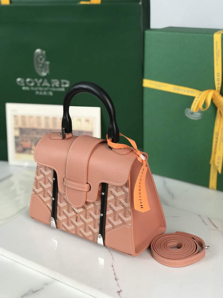Goyard Saïgon Souple Mini Bag GY020192 Pink Leather