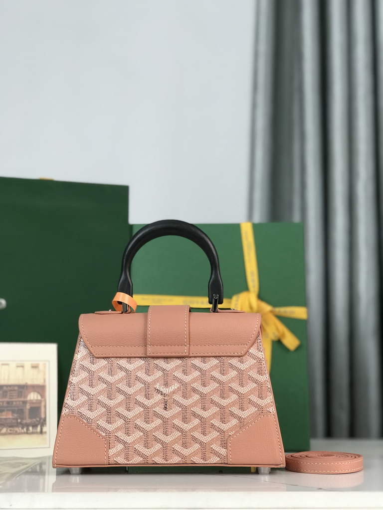 Goyard Saïgon Souple Mini Bag GY020192 Pink Leather
