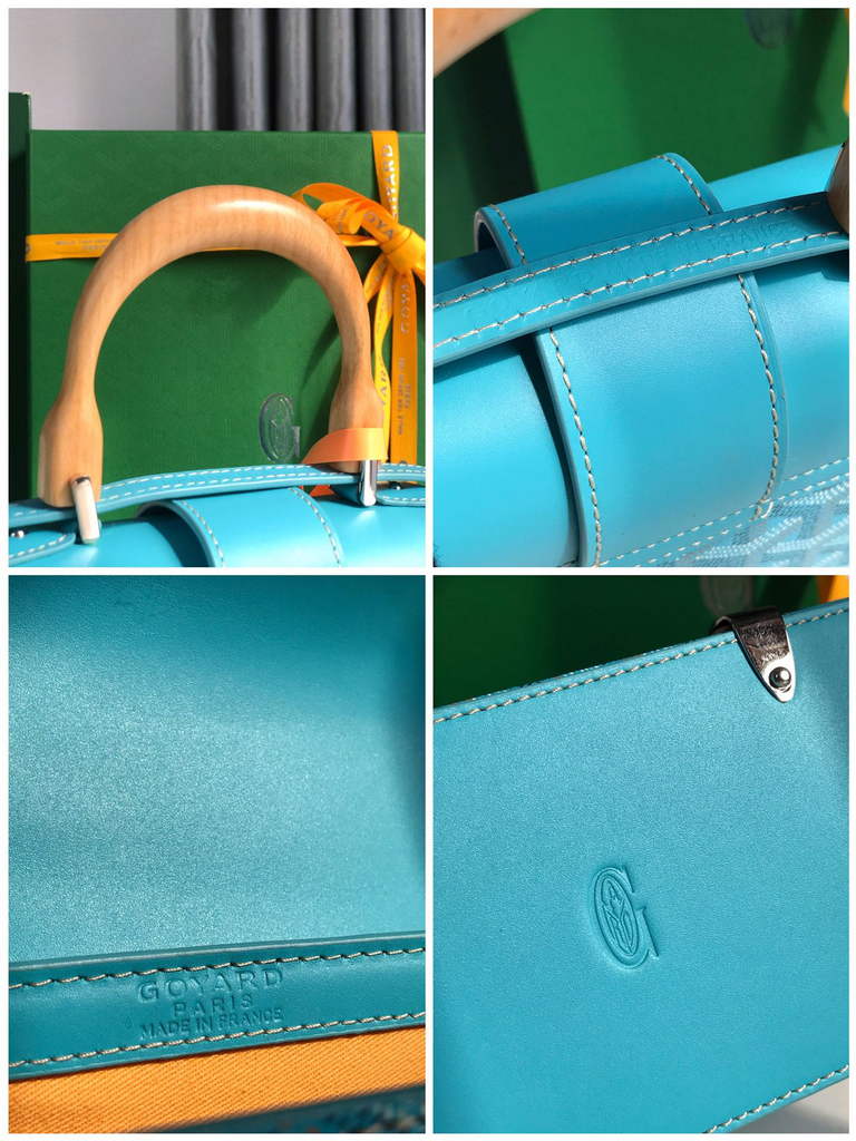 Goyard Saïgon Souple Mini Bag GY020192 Blue Leather