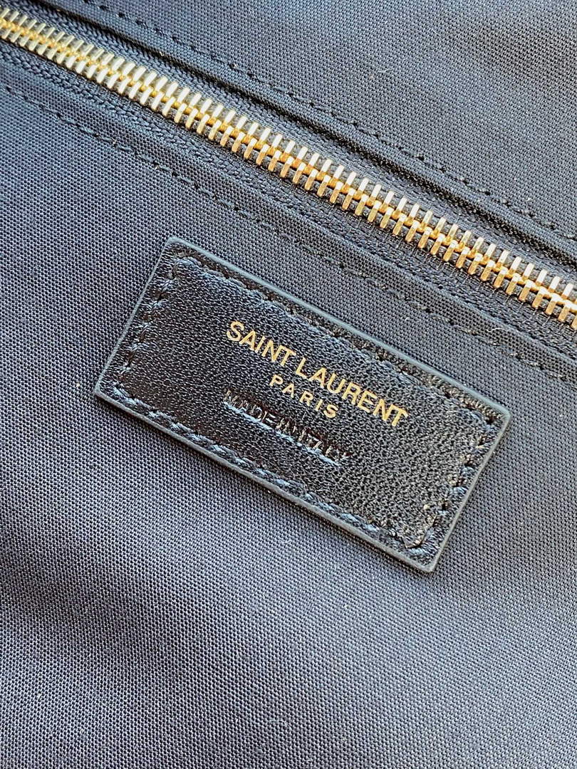 Saint Laurent 862210 YSL AMALIA hobo in lambskin Black