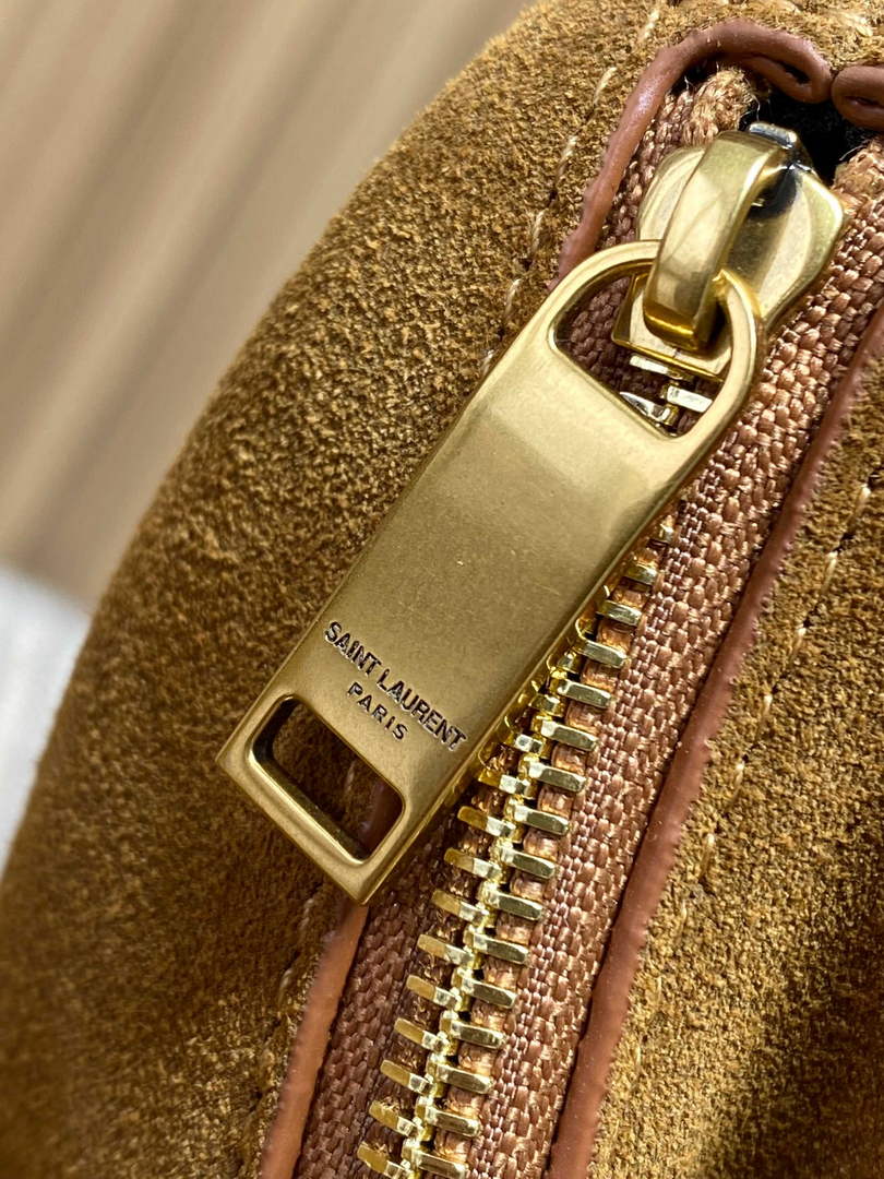 Saint Laurent 862210 YSL AMALIA hobo in Suede Brown