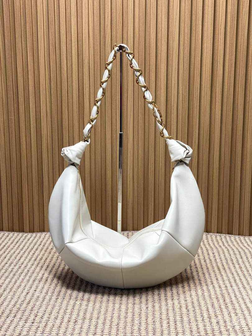 Saint Laurent 862210 YSL AMALIA hobo in lambskin Beige
