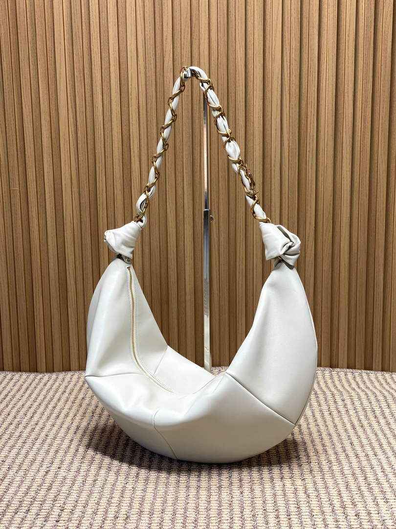 Saint Laurent 862210 YSL AMALIA hobo in lambskin Beige