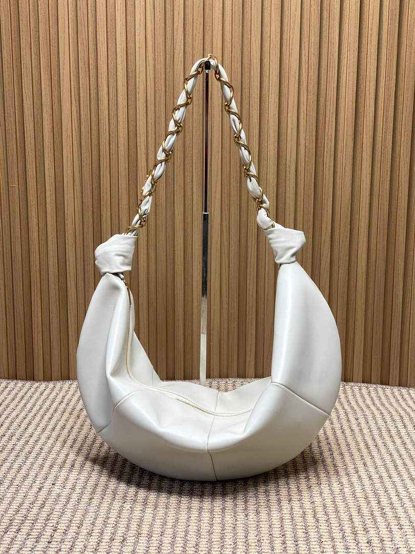 Saint Laurent 862210 YSL AMALIA hobo in lambskin Beige