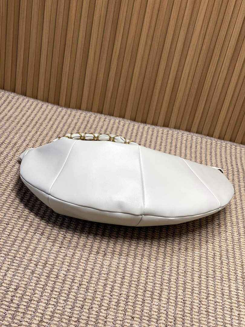Saint Laurent 862210 YSL AMALIA hobo in lambskin Beige