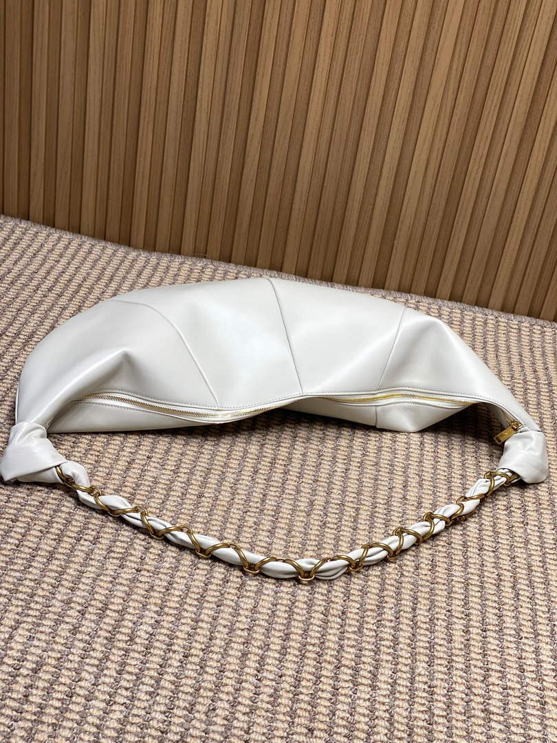 Saint Laurent 862210 YSL AMALIA hobo in lambskin Beige
