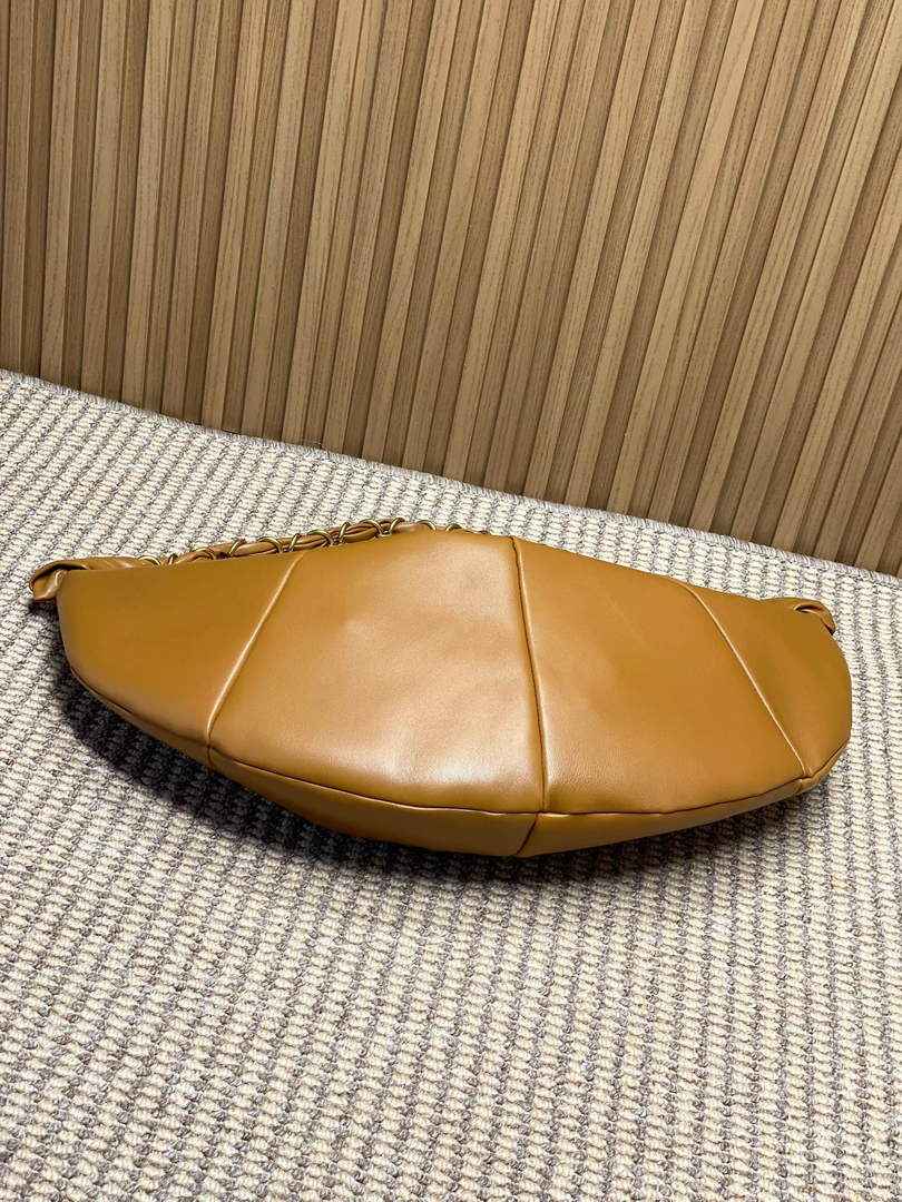 Saint Laurent 862210 YSL AMALIA hobo in lambskin Brown