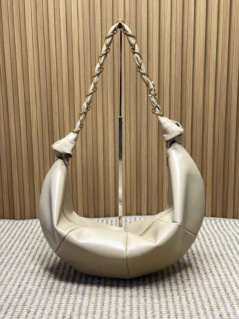 Saint Laurent 862210 YSL AMALIA hobo in lambskin Apricot