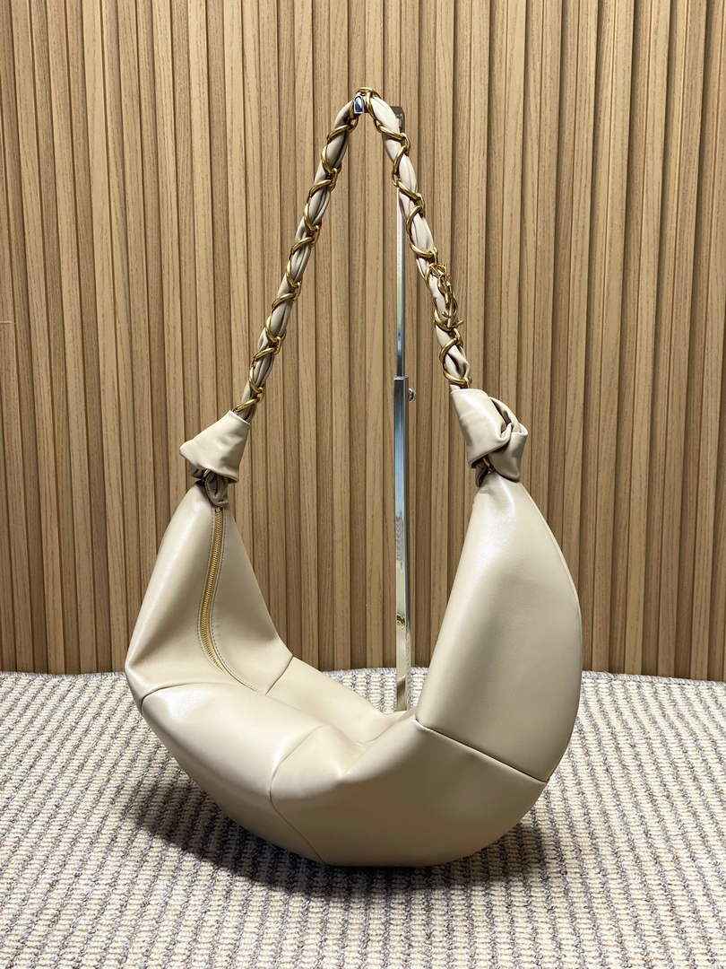 Saint Laurent 862210 YSL AMALIA hobo in lambskin Apricot