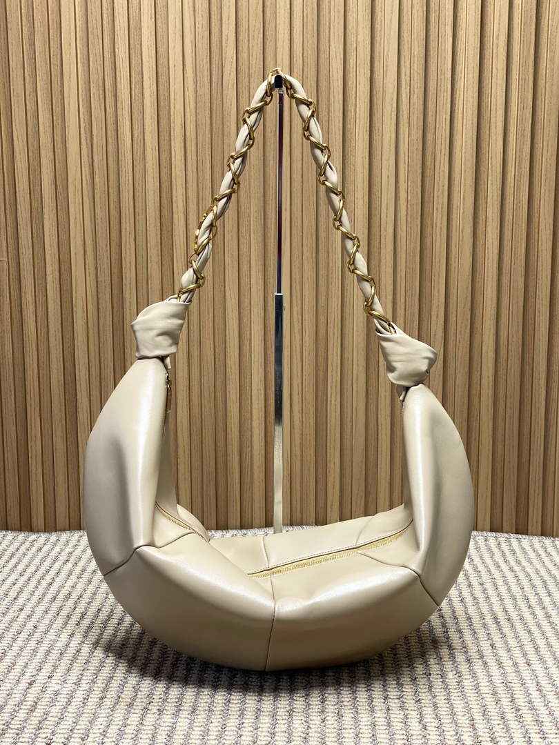 Saint Laurent 862210 YSL AMALIA hobo in lambskin Apricot