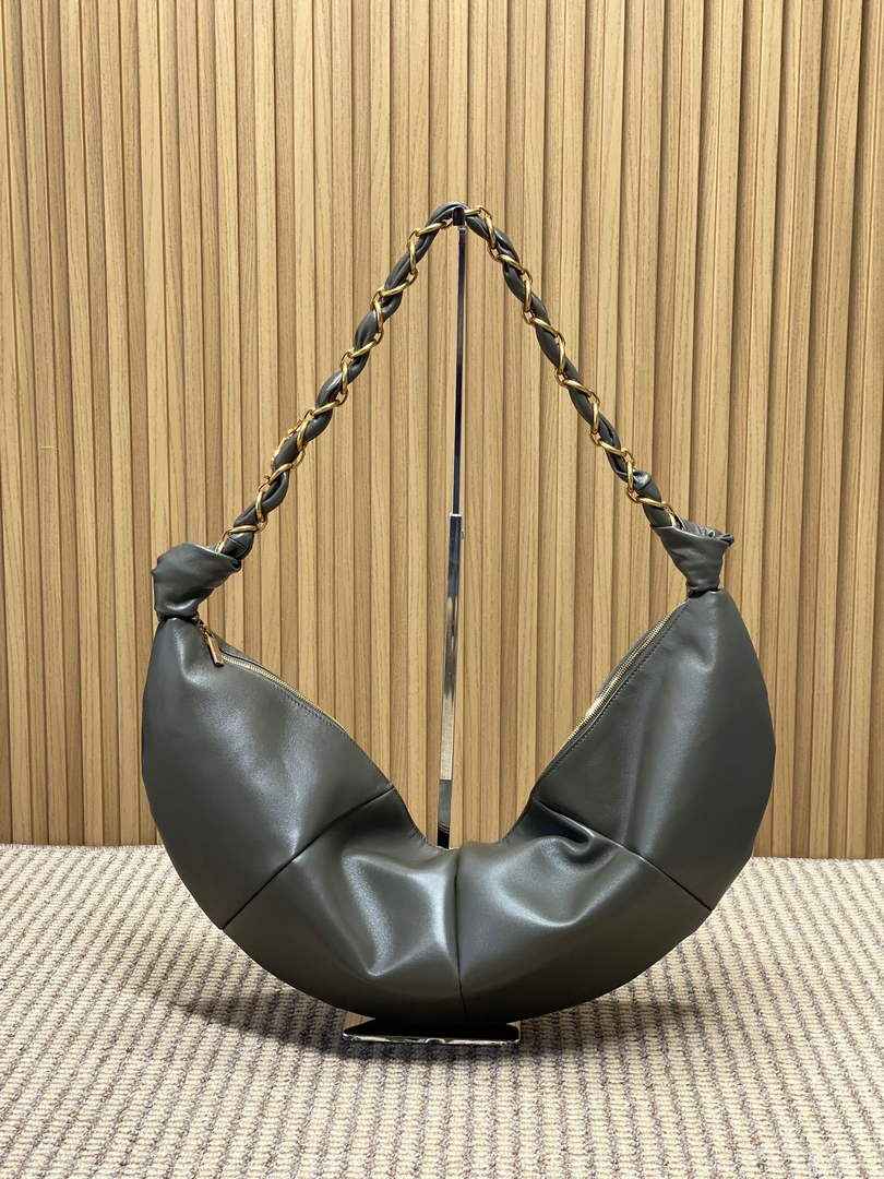 Saint Laurent 862210 YSL AMALIA hobo in lambskin Green
